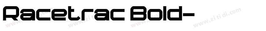 Racetrac Bold字体转换
